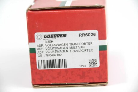 Сайлентблок переднього важеля (позаду) T5 03- goodrem RR6026