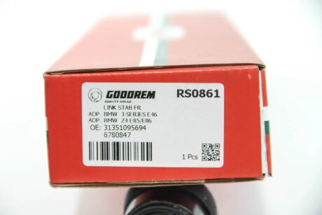 Тяга cтабілізатора перед. BMW 3 (E46) 98-05 goodrem RS0861