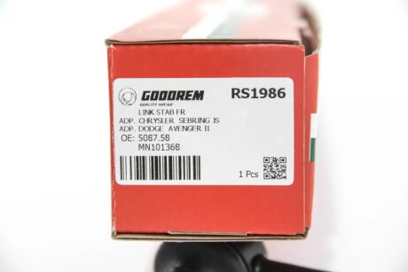 Тяга cтабілізатора перед. Peugeot 4007/408/Mitsubishi Lancer 07-/Outlander 06- goodrem RS1986
