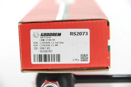 Тяга cтабілізатора перед. Citroen С2/С3/Peugeot 206/208/1007 05- goodrem RS2073