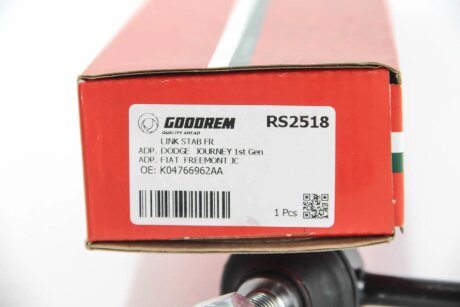 Тяга стабілізатора перед. Fiat Freemont 11- goodrem RS2518