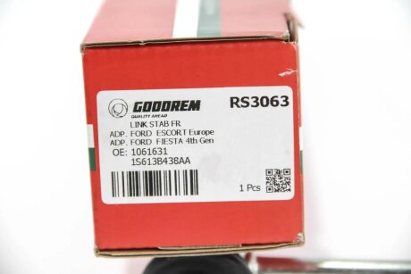 Tягa стабілізатора перед. Fiesta/Escort/Focus/ Connect 89-08 goodrem RS3063