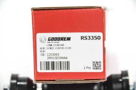 Тяга стабілізатора задн. Volvo S40 III/Ford Focus 98- goodrem RS3350