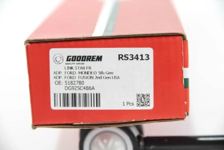 Тяга cтабілізатора перед. Ford Mondeo V/S-Max/Focus IV 14- goodrem RS3413