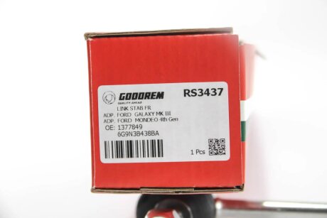 Тяга cтабілізатора перед. Ford Mondeo IV/S-Max 07- goodrem RS3437