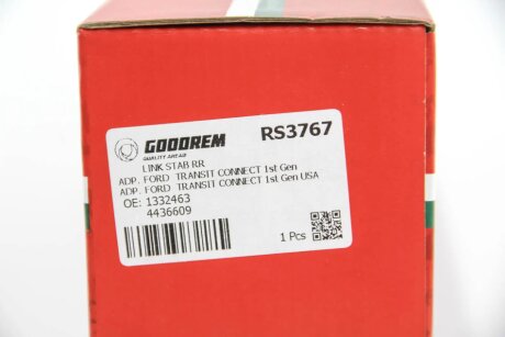 Tягa стабілізатора задн. Connect 02- goodrem RS3767