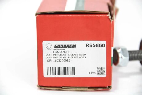 Тяга cтабілізатора перед. A-Class W169 04- goodrem RS5860