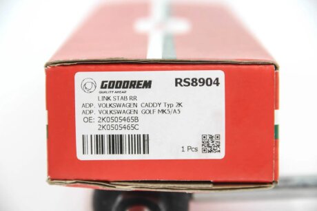 Тяга стабілізатора задн. Caddy 04- goodrem RS8904