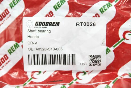 Підшипник підвісний кардана HONDA CR-V 2.0-2.4 07- goodrem RT0026