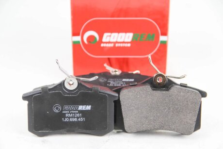 Колодки ручного (стоячого) гальма goodrem RM1261