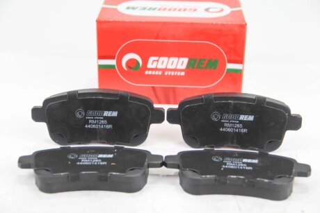 Колодки ручного (стоячого) гальма goodrem RM1265 на Рено Меган 4