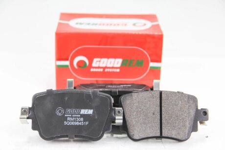Колодки ручного (стоячого) тормоза goodrem RM1308