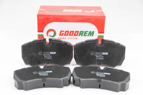 Колодки ручного (стоячого) гальма goodrem RM1316