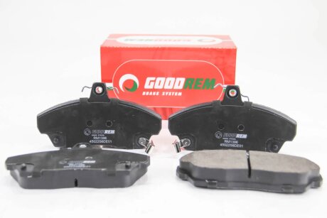 Передні тормозні (гальмівні) колодки goodrem RM1396
