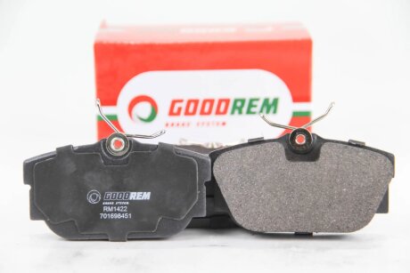 Колодки ручного (стоячого) тормоза goodrem RM1422