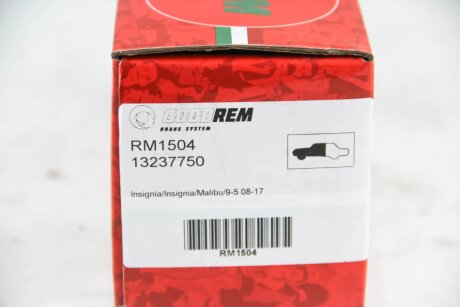 Передні тормозні (гальмівні) колодки goodrem RM1504