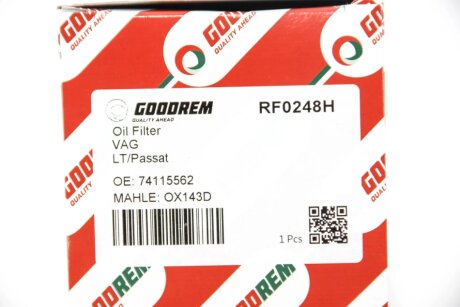 Масляный фильтр goodrem RF0248H