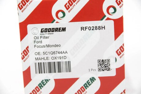 Масляный фильтр goodrem RF0288H