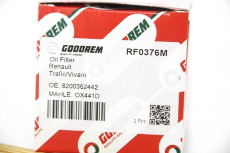 Масляный фильтр goodrem RF0376M