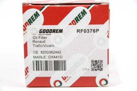 Масляный фильтр goodrem RF0376P