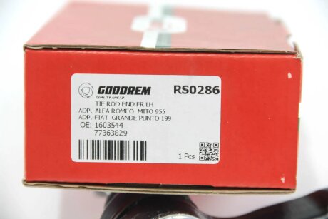 Накінечник кермової тяги goodrem RS0286