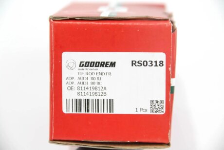 Наконечник рулевой тяги goodrem RS0318