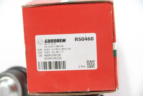 Наконечник рулевой тяги goodrem RS0460