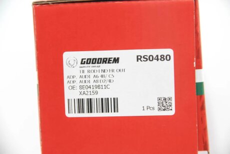 Наконечник рулевой тяги goodrem RS0480