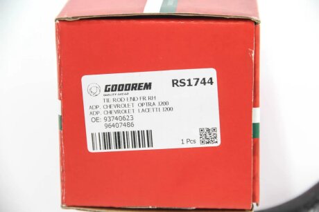Накінечник кермової тяги goodrem RS1744
