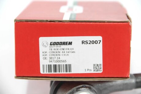 Накінечник кермової тяги goodrem RS2007