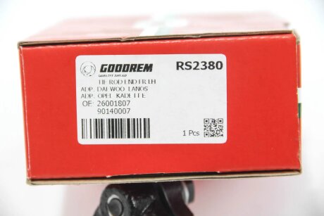 Наконечник рулевой тяги goodrem RS2380