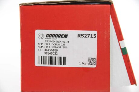 Наконечник рулевой тяги goodrem RS2715