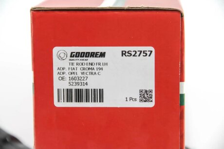 Наконечник рулевой тяги goodrem RS2757