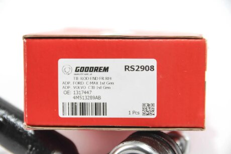 Накінечник кермової тяги goodrem RS2908