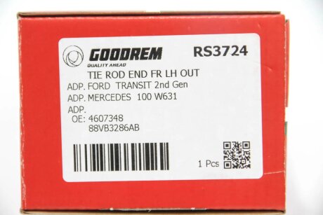 Наконечник рулевой тяги goodrem RS3724