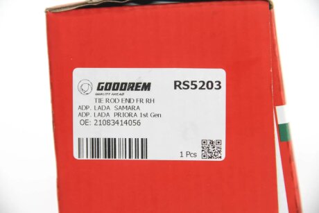 Накінечник кермової тяги goodrem RS5203