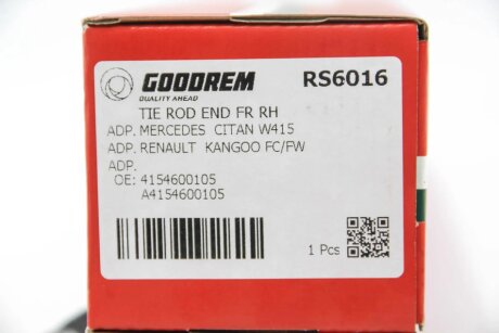 Наконечник рулевой тяги goodrem RS6016
