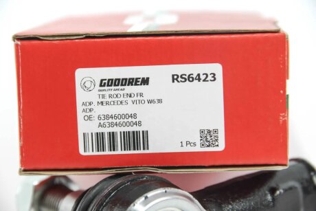 Накінечник кермової тяги goodrem RS6423