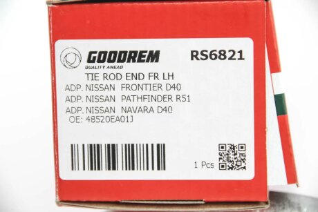 Накінечник кермової тяги goodrem RS6821