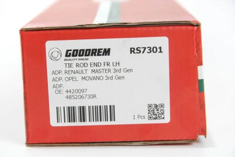 Накінечник кермової тяги goodrem RS7301
