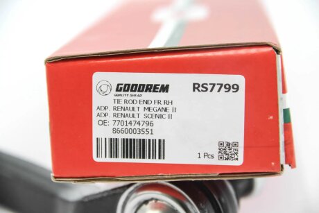 Накінечник кермової тяги goodrem RS7799