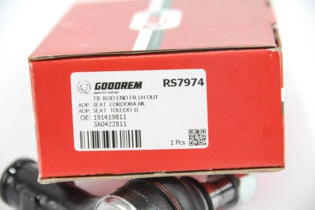 Накінечник кермової тяги goodrem RS7974