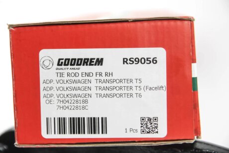 Наконечник рулевой тяги goodrem RS9056