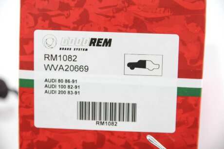 Передні тормозні (гальмівні) колодки goodrem RM1082