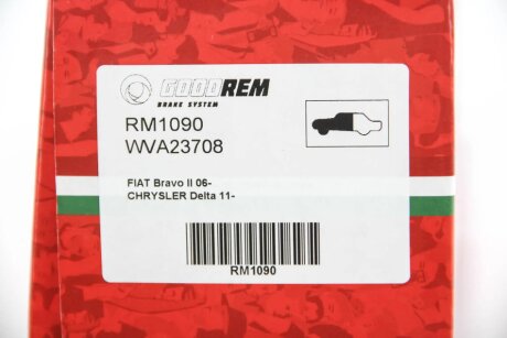 Передние тормозные колодки goodrem RM1090