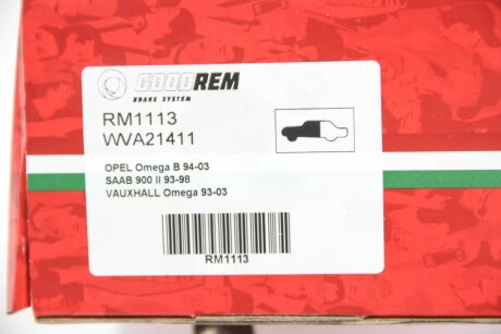 Передние тормозные колодки goodrem RM1113