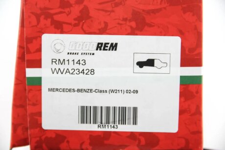 Передние тормозные колодки goodrem RM1143