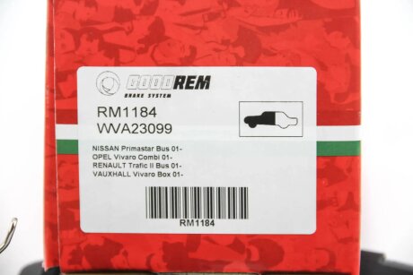 Передние тормозные колодки goodrem RM1184