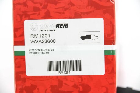 Передние тормозные колодки goodrem RM1201