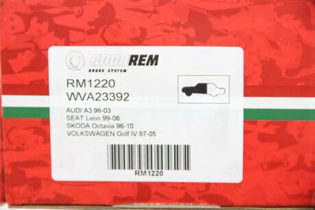 Передние тормозные колодки goodrem RM1220